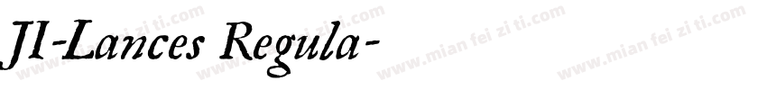 JI-Lances Regula字体转换